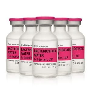 Bacteriostatic Water 30 mL vials, 5 pack