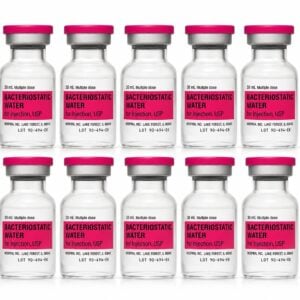 Bacteriostatic Water 30 mL vials, 10 pack